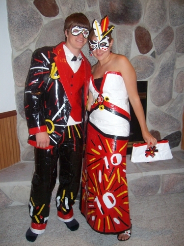 duct tape prom. duct tape prom outfits will
