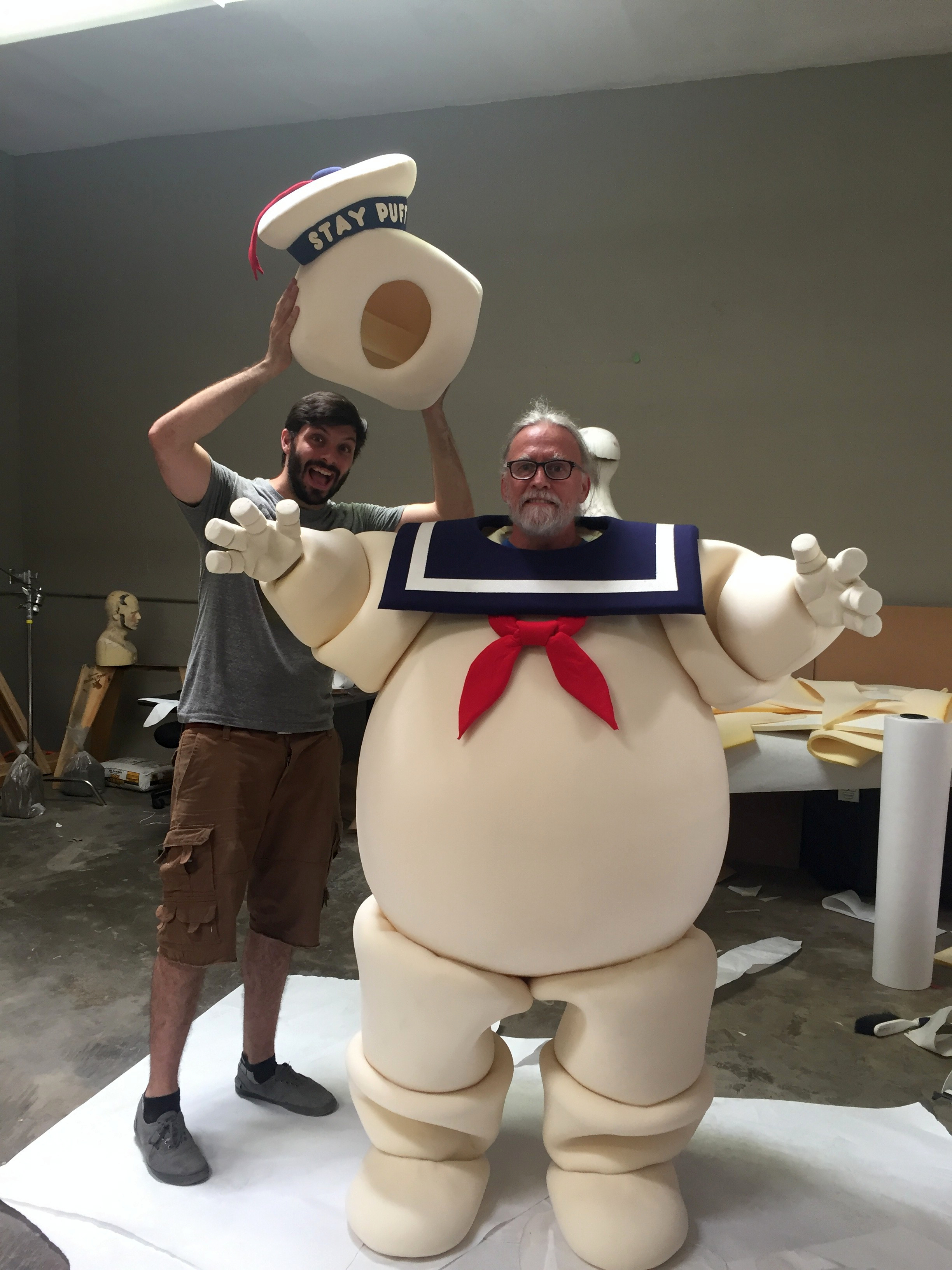 Â Stay Puft Marshmallow Man suit maker AND performer. 